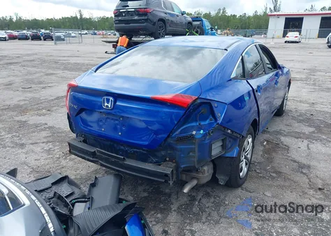 2018 Honda Civic Lx из США, поврежденный, VIN 19XFC2F58JE006749